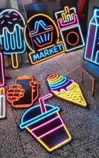 ساخت تابلو نئون و LED سفارشی