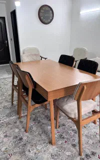 میز نهار خوری شیش نفره