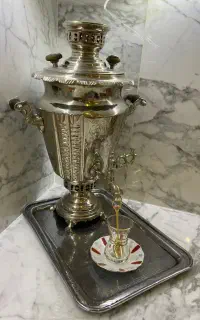 سماور روسی ذغالی سفارشی
