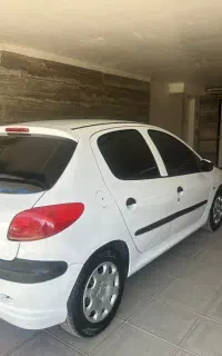 پژو ۲۰۶سفید تیپ دو مدل ۹۱ بدون رنگ نقد و اقساط