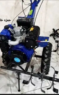 تیلر شخم زنی دور درختان و باغ ها