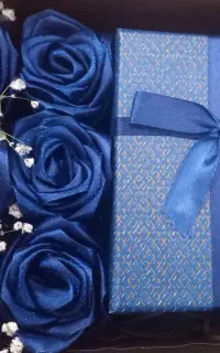 باکس گل رز روبانی