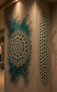 میکروسمنت و پتینه دیواری، ورق طلاق ،مدرن و کلاسیک