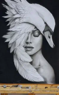 چهره سیاه قلم