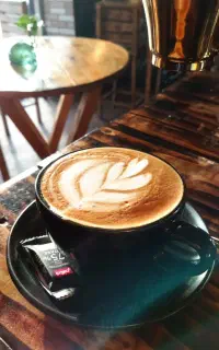 همکار خانم در کافی شاپ (کمک باریستا)