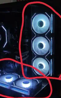 فن کیس rgb