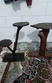 جا گلدانی چوبی
