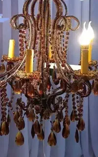 لوستر کریستالی 8 شاخه