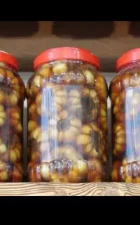 سیر ترشی هفت ساله نجوشیده و بدون کارامل