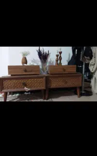 تخت و اینه کنسول و میز ارایش ومیز