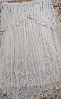 پرده حریر اشپز خانه ترک