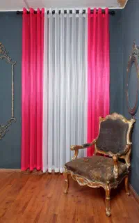 پرده اماده حریر کتن  بهترین گزینه برای مستاجران