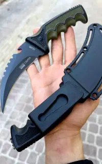 چاقوی کلکسیونی کارامبیت کلمبیا رنگ سبز تیره ومشکی