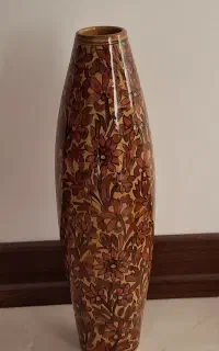 گلدان سفالی زرین فام