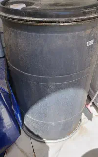 بشکه ۲۰۰لیتری رنگ طوسی