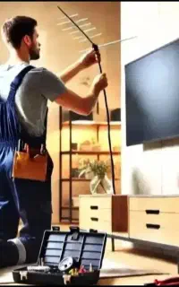 نصب و تنظیم آنتن و تلوزیون
