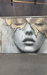تابلوسایز بزرگ کار بوم تکسچر کاردست اقساطی شهرآرا