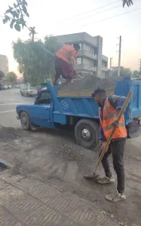 حمل مصالح و نخاله نیسان کمپرسی بلوک سیمانی