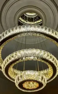 لوستر مدل کهکشانی سه حالت نور و کنترل دار