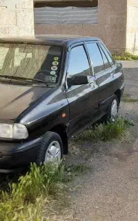 پراید مشکی سالم سرحال