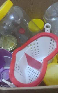 ساعت وجاماایعی وجا قاشقی وظروف پلاستیکی