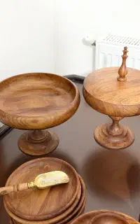 وسایل پذیرایی چوب عمده تعداد بالا