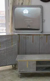 ست کامل آینه کنسول و جاکفشی و میز تی وی