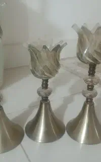 شمعدانی پایه فلزی