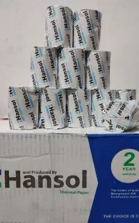 لیبل(برچسب)کاغذرول حرارتی پرینتر 40 متری (هانسول)