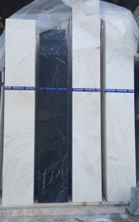 سنگ نما سفید و مشکی اقتصادی / ارزان