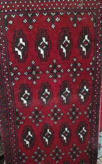 یک جفت پشتی ترکمن دستبافت+یک جفت ماشینی