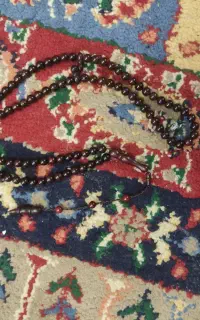 تسبیح کوکه و نقره کوب