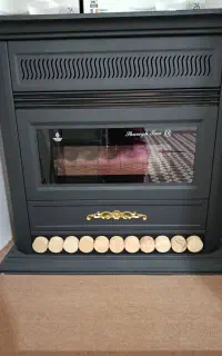 بخاری گازی طرح شومینه