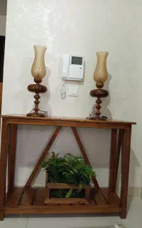 آباژور چوبی و کافی با