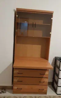 میز لب تاب ۴ کشو و کتابخانه و میز کامپیوتر
