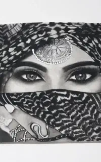 مداد رنگی و کنته ذغال