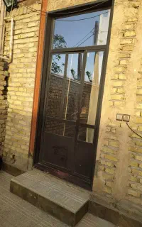 درب و پنجره آهنی چارچوب فرانسوی سالم بدون زنگ زدگی
