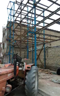 جوشکاری اسکلت سیار ساختمان