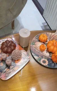 شمع پاییزی وتخته سروپاییزی