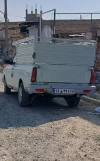 پیکان وانت کرایه حمل نقل مجهز به پتو و چادر.
