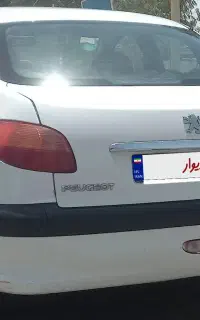 پژو ۲۰۶ وی ۸ اس دی مدل ۸۹