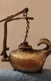 پیسوز بز برنجی قدیمی و سنگین