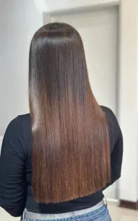 کراتین ابریشم سازی و پروتین تراپی رنگ ولایت