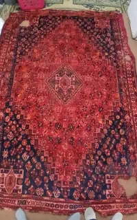 قالی قدیمی  فرش قدیمی  دست بافت