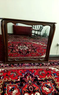 آینه با قاب چوبی 2تا