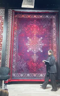 فرش نگین فیروزه کاشان تراکم‌۳۶۰۰ و ۴۵۰۰ جدی۱۲متری