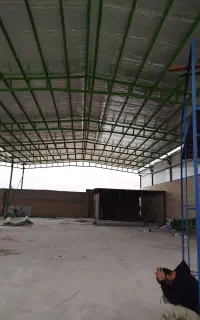 ساخت و اجرای خرپا،پوشش سقف سوله