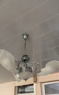 دو عدد لوستر سه شاخه