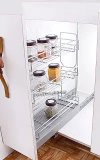 استند ادویه، داخل کابینتی