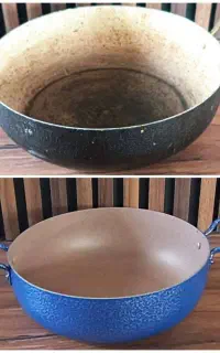 قابلمه‌هاتون رو دور نندازید دوباره زیبا میشن